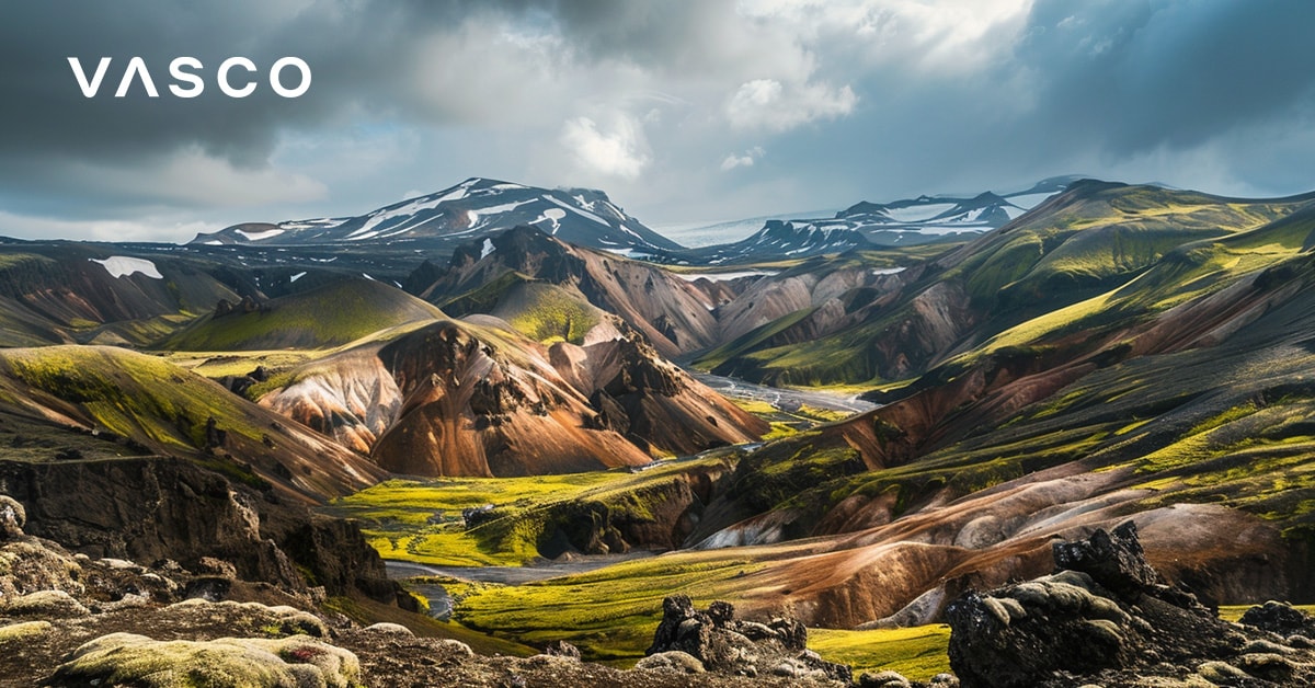 Slika islandskih planina.